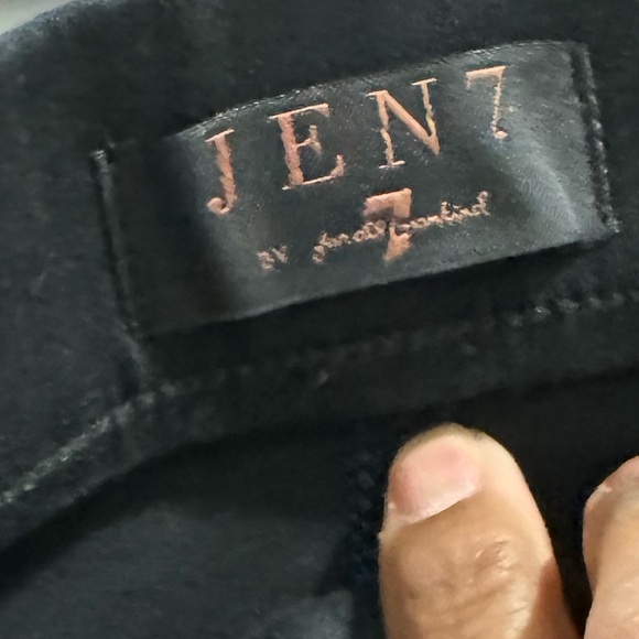 Jen7 by seven for mankind black denim pull on pants size 10 - Picture 8 of 9